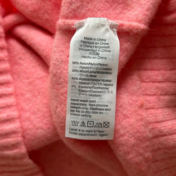 J CREW Turtleneck Sweater Supersoft Wool Alpaca Sz M - Picture 4 of 4